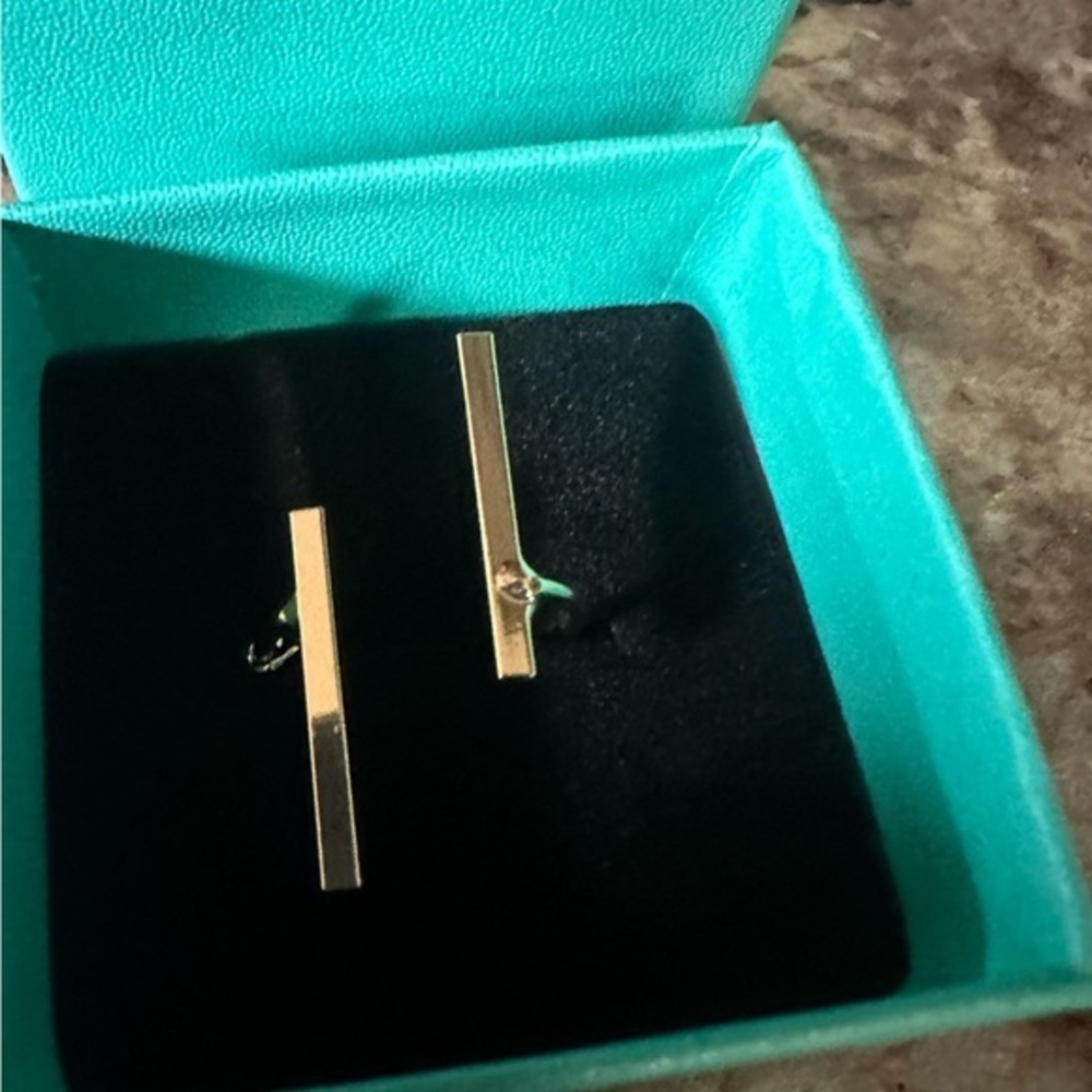 ⚜️14k Gold fill Soko Double bar Ring NEW adjusts open size